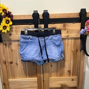 No Boundaries Sky Blue Jean Shorts